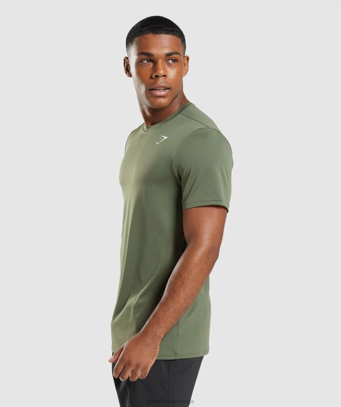 majica ob prihodu moškiGymshark jedro olive J00L2627
