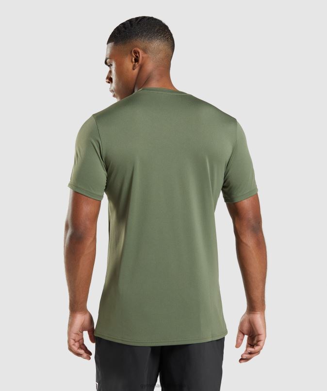 majica ob prihodu moškiGymshark jedro olive J00L2627