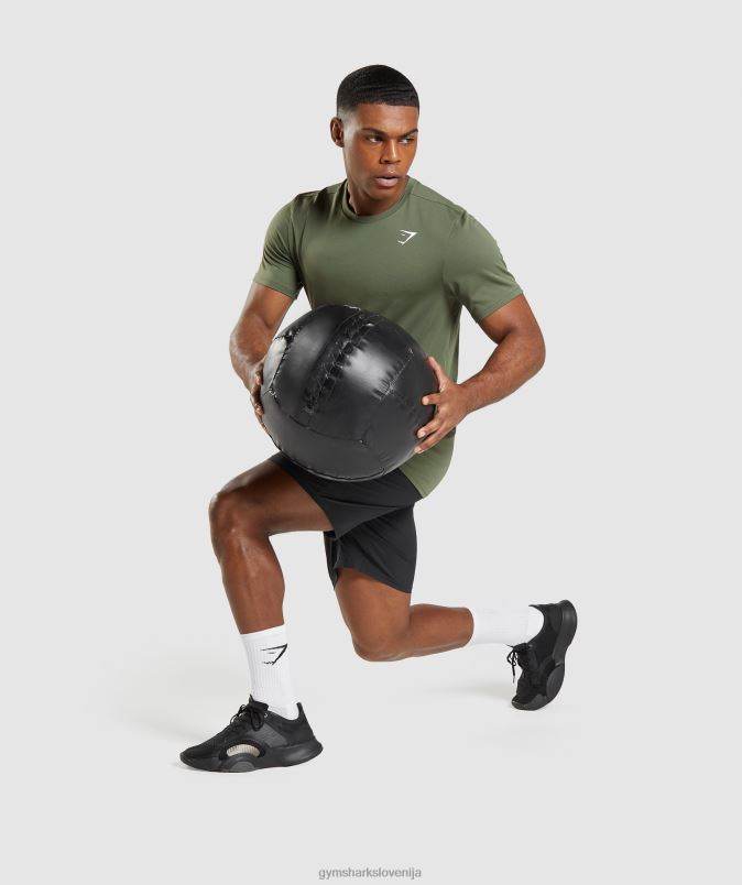 majica ob prihodu moškiGymshark jedro olive J00L2627