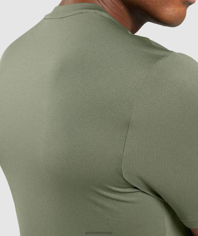 majica ob prihodu moškiGymshark jedro olive J00L2627
