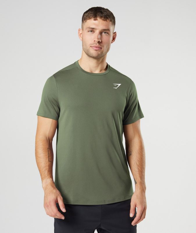 majica ob prihodu moškiGymshark jedro olive J00L2732