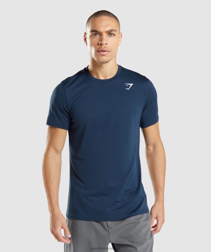 majica ob prihodu moškiGymshark mornarica J00L2611
