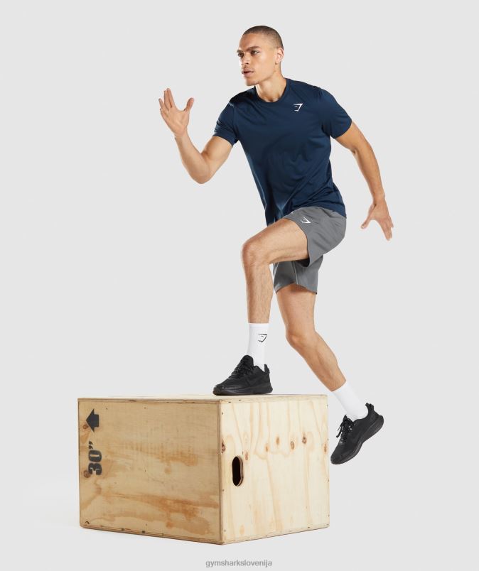 majica ob prihodu moškiGymshark mornarica J00L2611