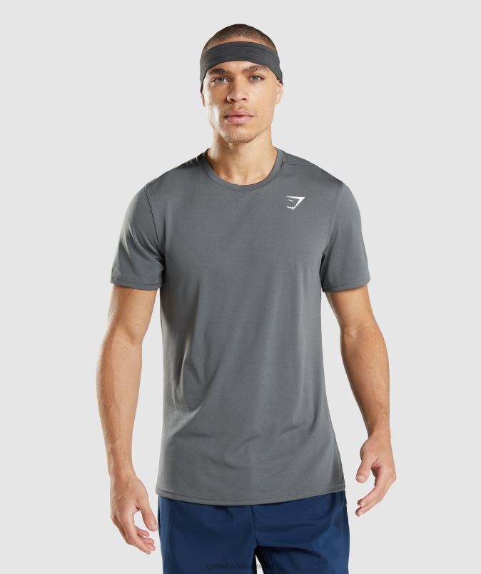 majica ob prihodu moškiGymshark oglje J00L2743