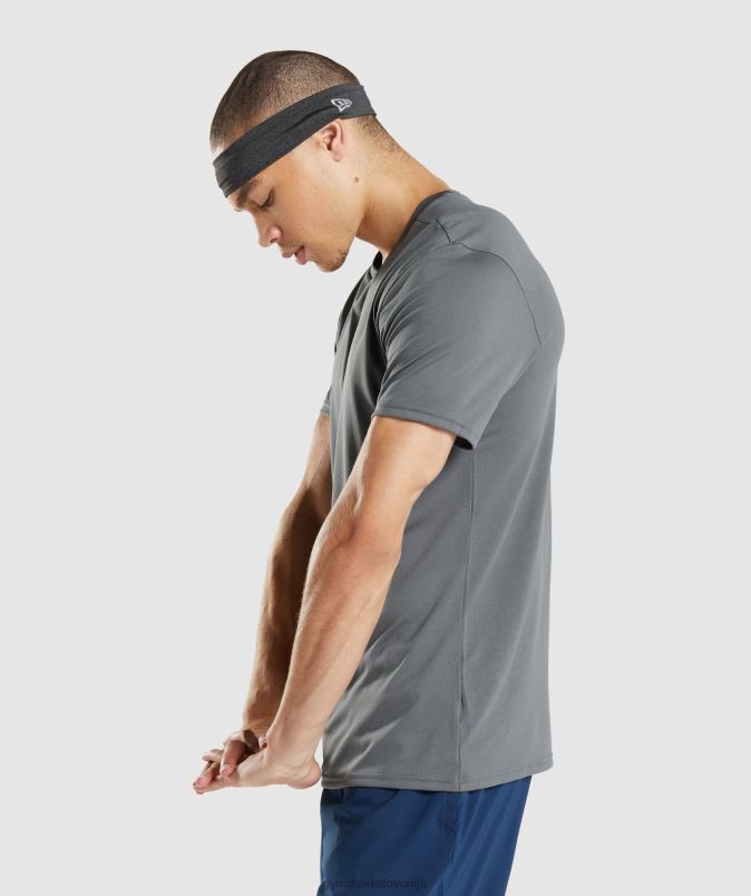 majica ob prihodu moškiGymshark oglje J00L2743