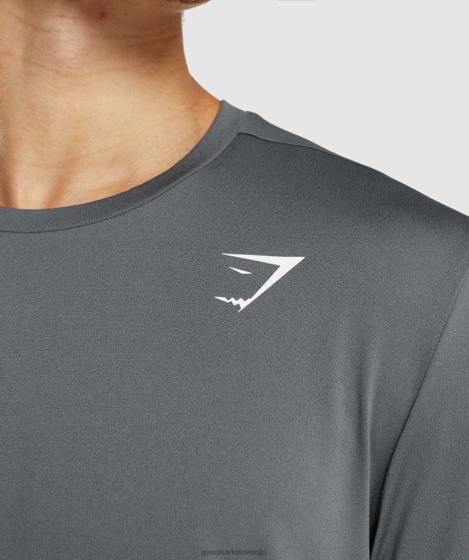 majica ob prihodu moškiGymshark oglje J00L2743