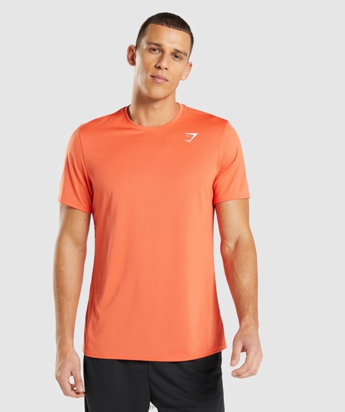 majica ob prihodu moškiGymshark papaja pomaranča J00L2748