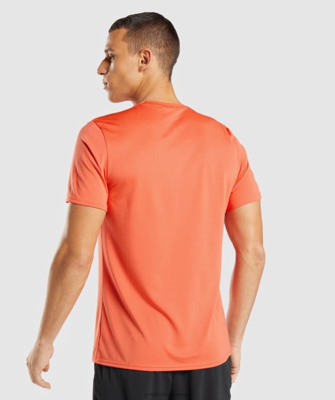 majica ob prihodu moškiGymshark papaja pomaranča J00L2748