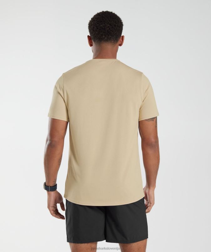 majica ob prihodu moškiGymshark popečeno rjavo J00L2785