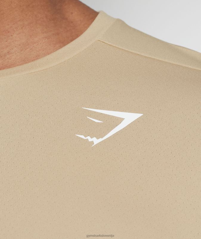 majica ob prihodu moškiGymshark popečeno rjavo J00L2785