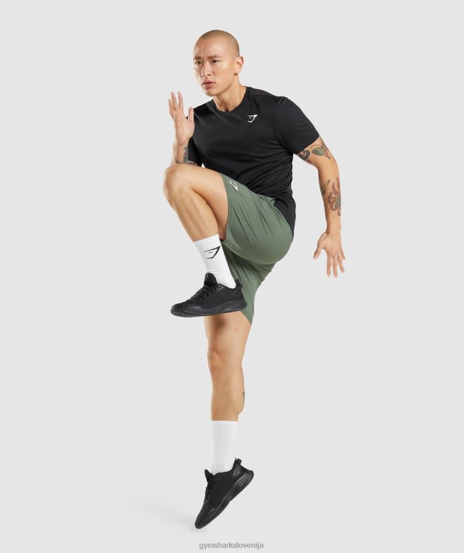 majica ob prihodu moškiGymshark Črna J00L2614