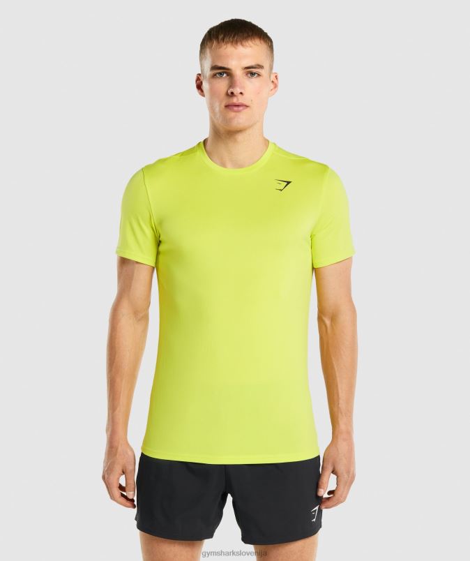 majica ob prihodu moškiGymshark rumena J00L2738