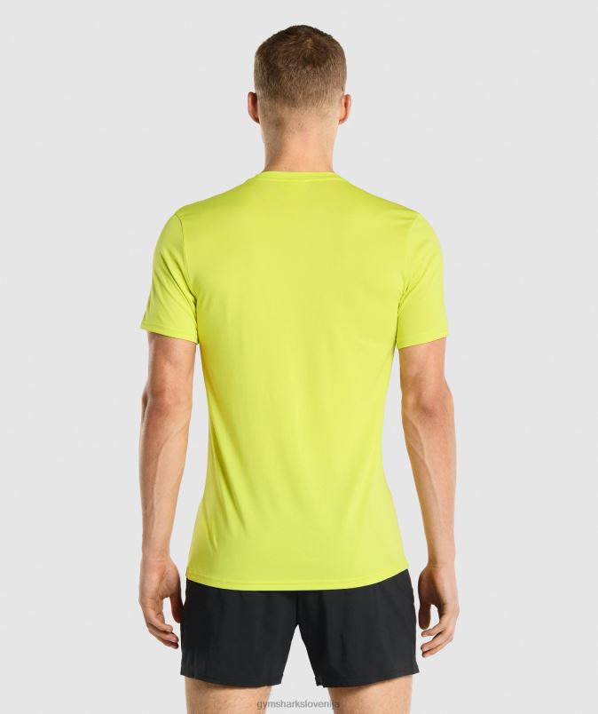 majica ob prihodu moškiGymshark rumena J00L2738