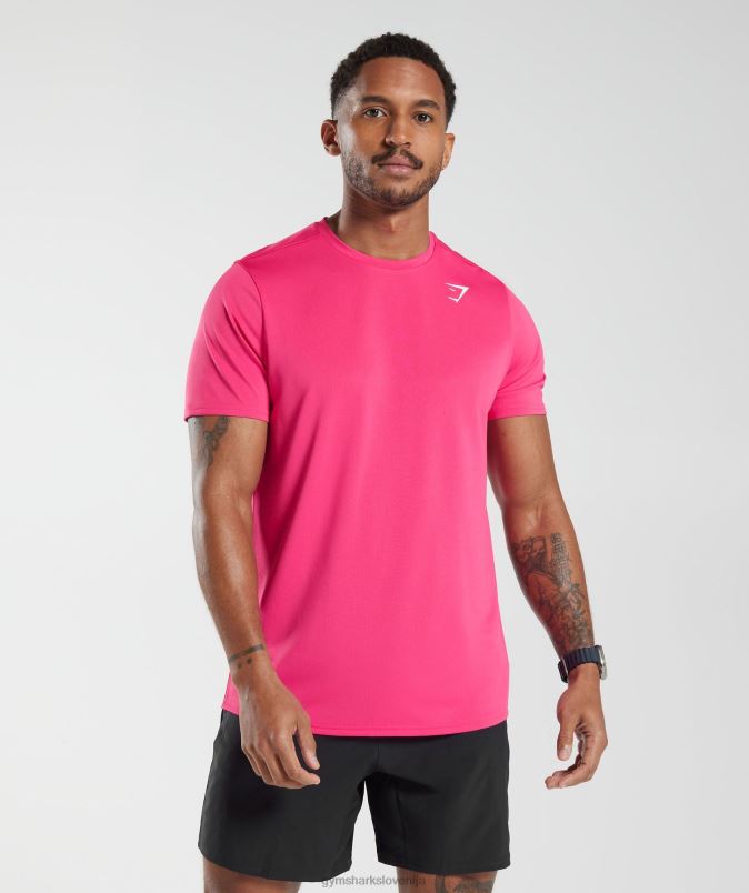 majica ob prihodu moškiGymshark svetla fuksija J00L2774