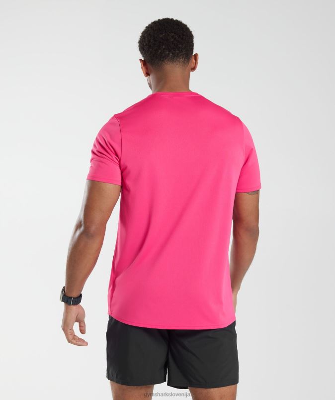 majica ob prihodu moškiGymshark svetla fuksija J00L2774