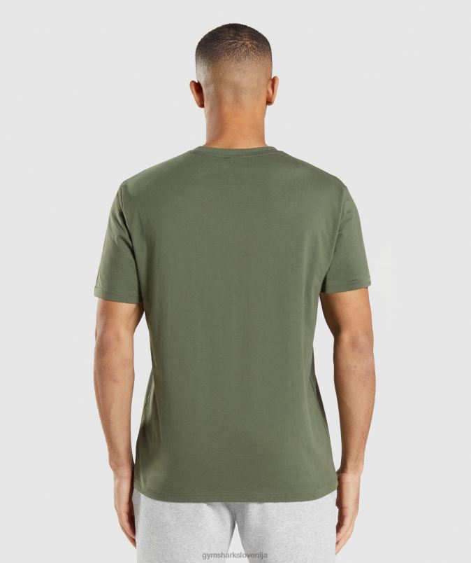 majica z grbom moškiGymshark jedro olive J00L2625