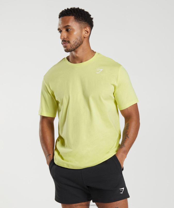 majica z grbom moškiGymshark kresnička zelena J00L2769