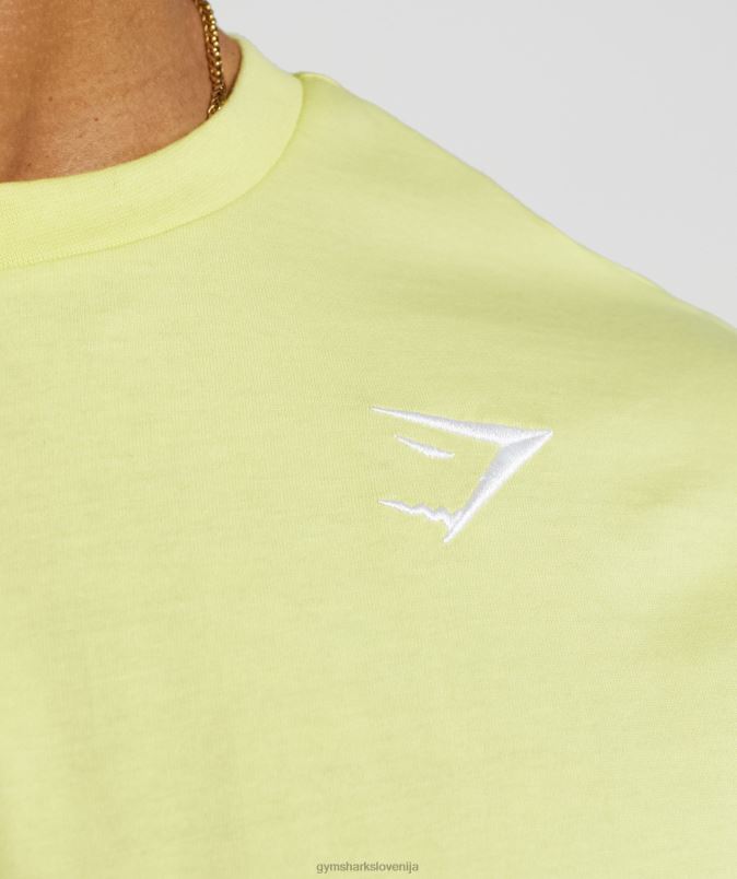 majica z grbom moškiGymshark kresnička zelena J00L2769