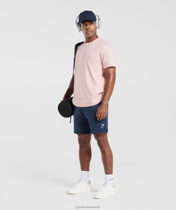majica z grbom moškiGymshark megleno roza J00L2680