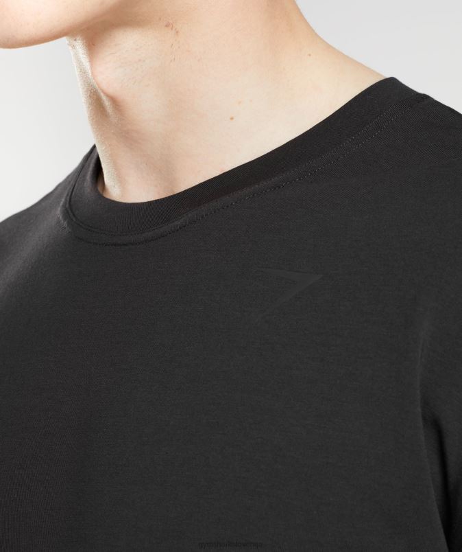 močna majica s kratkimi rokavi moškiGymshark Črna J00L2621