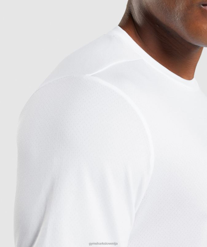 ob prihodu običajna majica s kratkimi rokavi moškiGymshark bela J00L2607