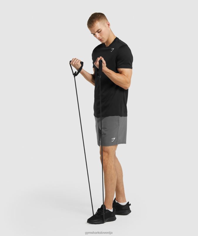 ob prihodu običajna majica s kratkimi rokavi moškiGymshark Črna J00L2654
