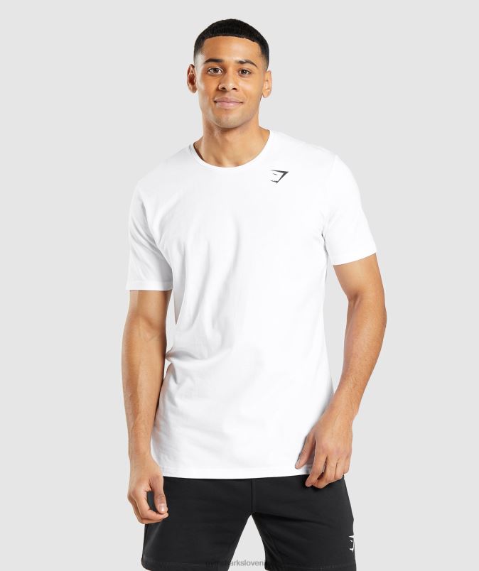 osnovna majica moškiGymshark bela J00L2642