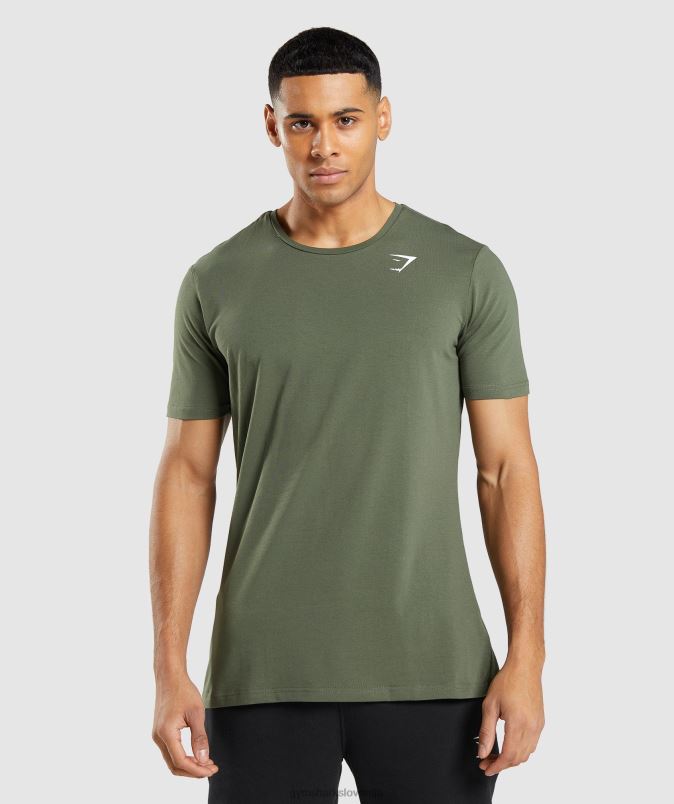 osnovna majica moškiGymshark jedro olive J00L2656
