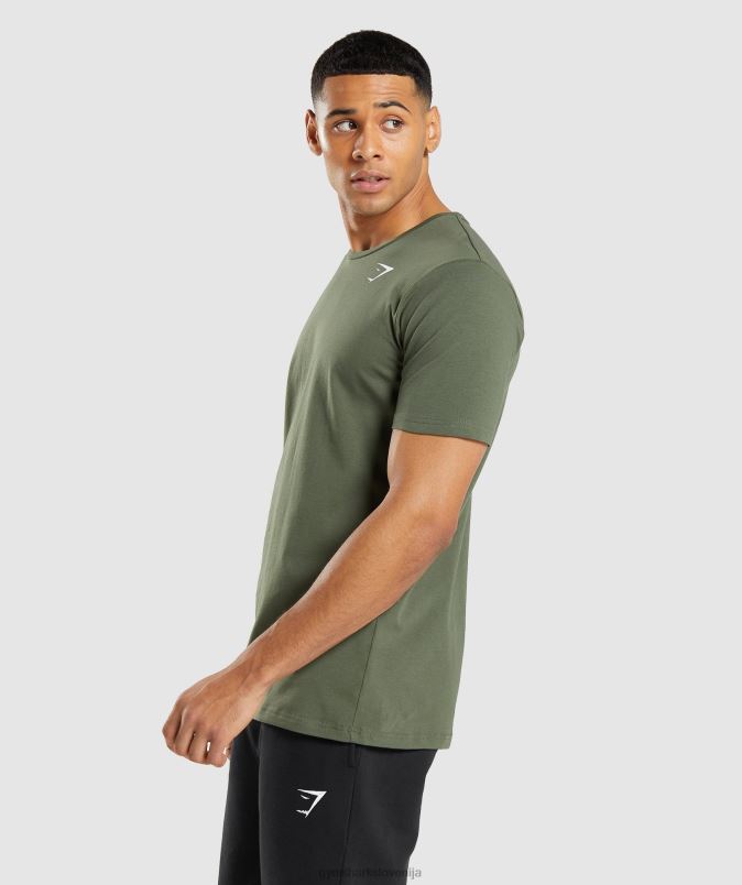 osnovna majica moškiGymshark jedro olive J00L2656