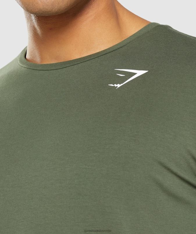 osnovna majica moškiGymshark jedro olive J00L2656