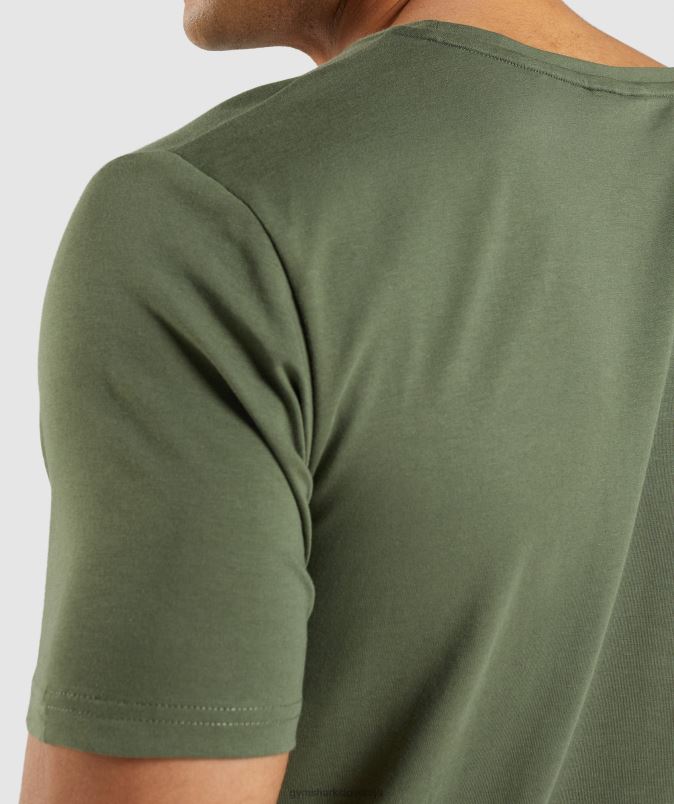 osnovna majica moškiGymshark jedro olive J00L2656