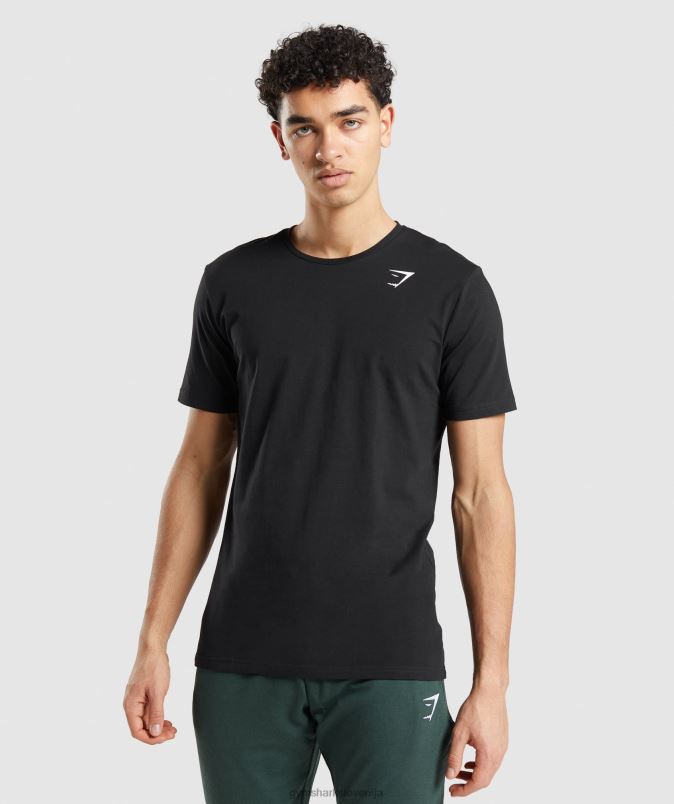 osnovna majica moškiGymshark Črna J00L2661