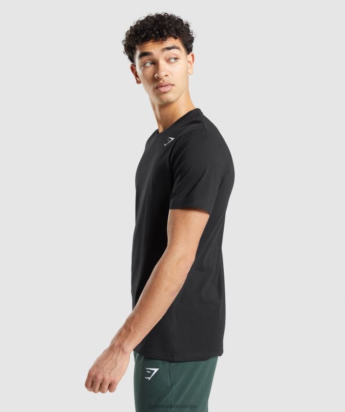osnovna majica moškiGymshark Črna J00L2661