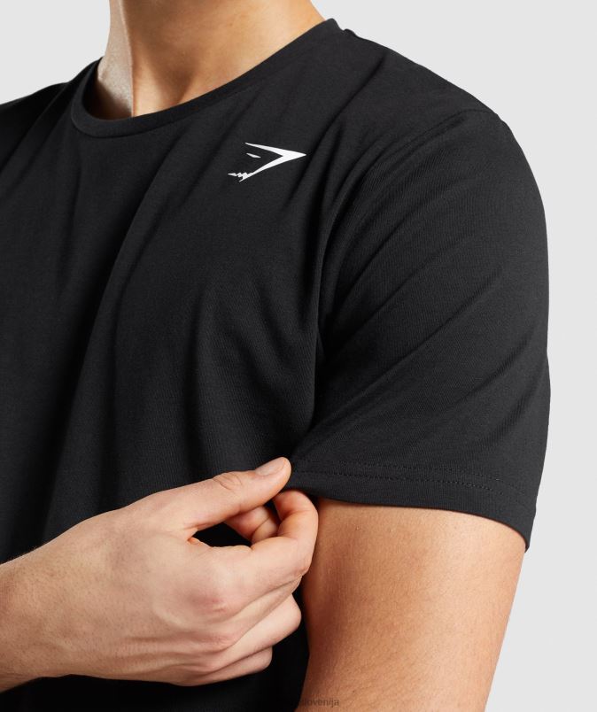 osnovna majica moškiGymshark Črna J00L2661