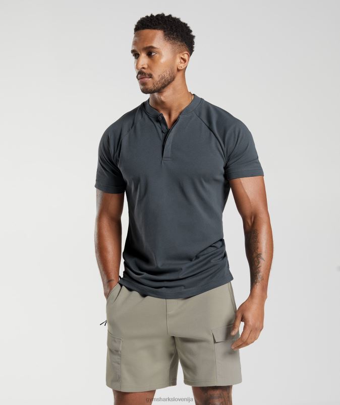 polo majica za prevoz na dan počitka moškiGymshark kozmično siva J00L2768