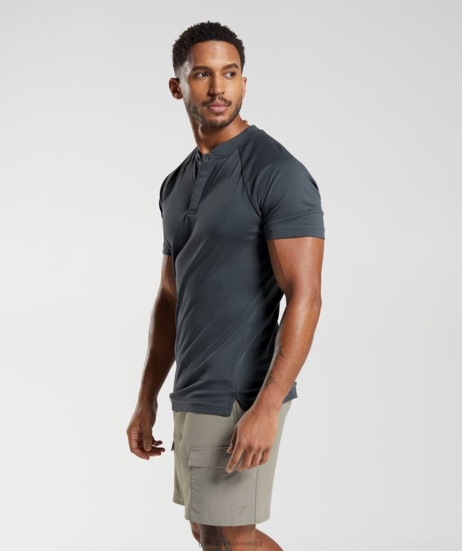 polo majica za prevoz na dan počitka moškiGymshark kozmično siva J00L2768