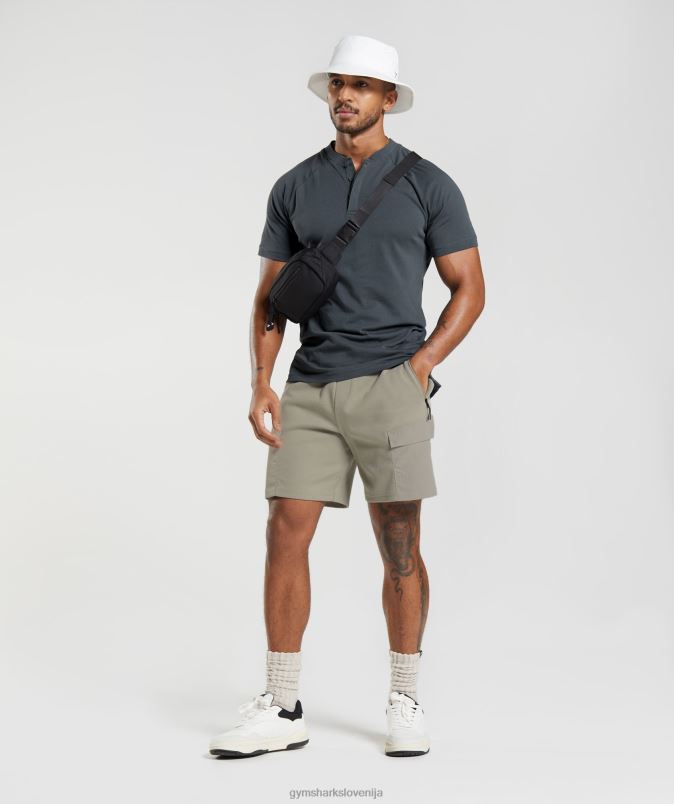 polo majica za prevoz na dan počitka moškiGymshark kozmično siva J00L2768