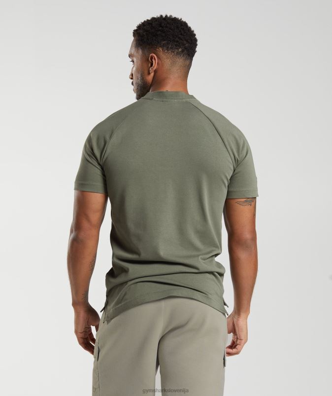 polo majica za prevoz na dan počitka moškiGymshark prašna oliva J00L2783