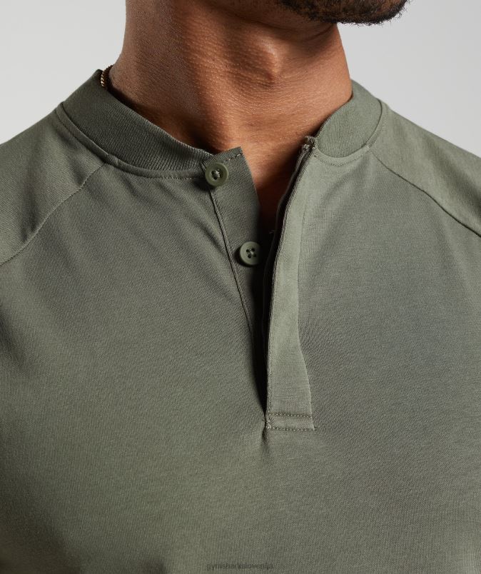 polo majica za prevoz na dan počitka moškiGymshark prašna oliva J00L2783