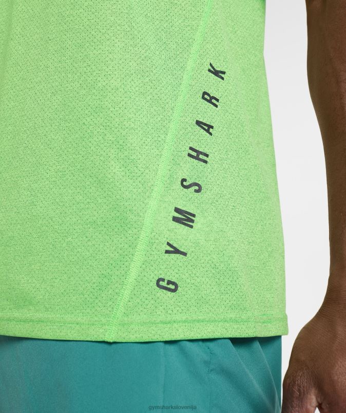 športna majica moškiGymshark fluo apno/črni lapor J00L2704