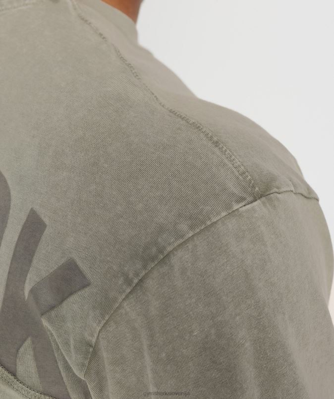 prana majica s kratkimi rokavi moškiGymshark ekru rjava J00L2689