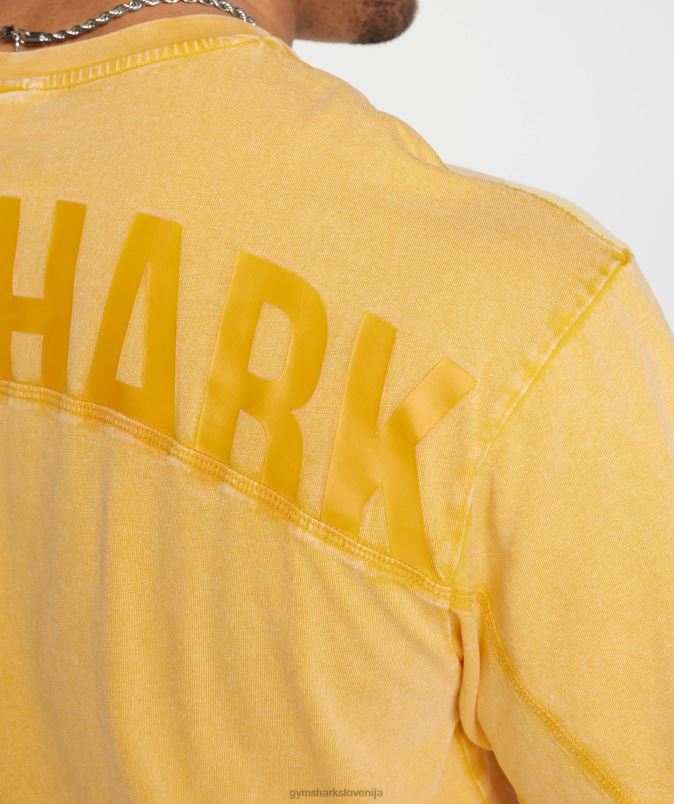 prana majica s kratkimi rokavi moškiGymshark sončno rumena J00L2694