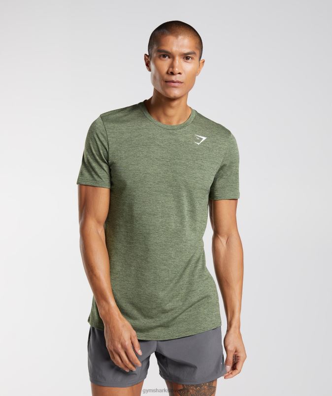 prihod marl majica s kratkimi rokavi moškiGymshark jedro oljke/kalamata oljčni lapor J00L2639