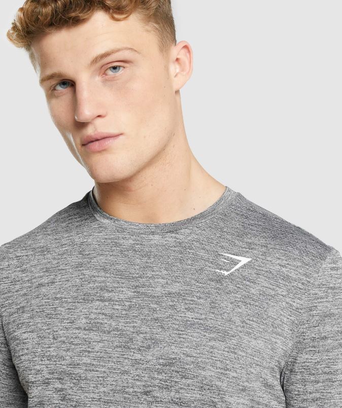 prihod marl majica s kratkimi rokavi moškiGymshark ogljeni lapor J00L2698