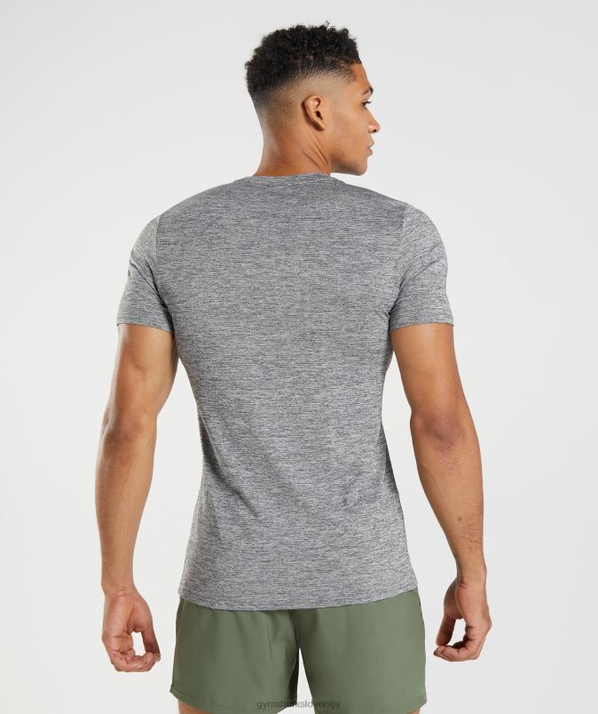 prihod marl majica s kratkimi rokavi moškiGymshark silhueta siva/svetlo sivi lapor J00L2660