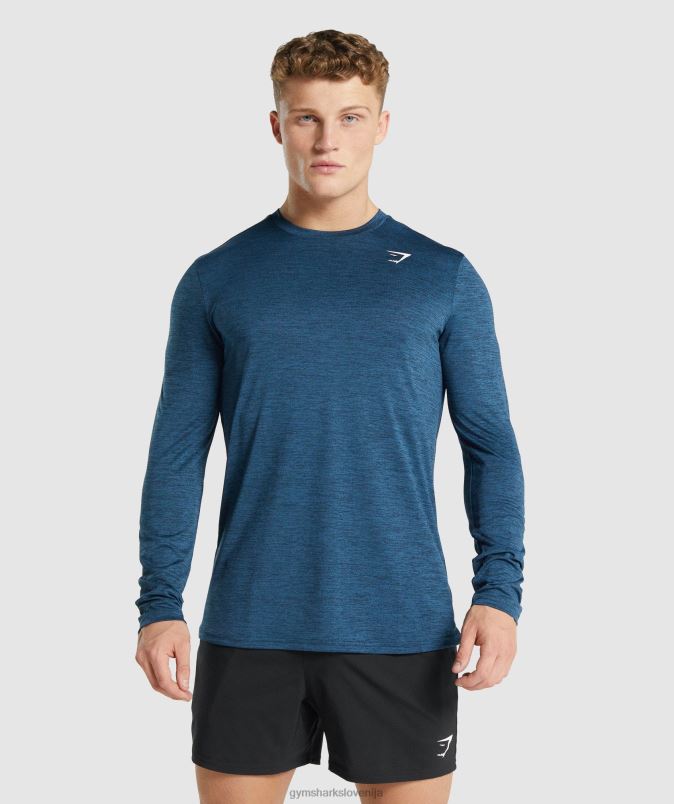 prihod marl majica z dolgimi rokavi moškiGymshark mornarski lapor J00L2755