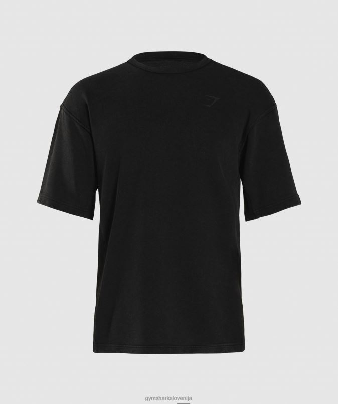 strojno oprana majica s kratkimi rokavi moškiGymshark Črna J00L2741