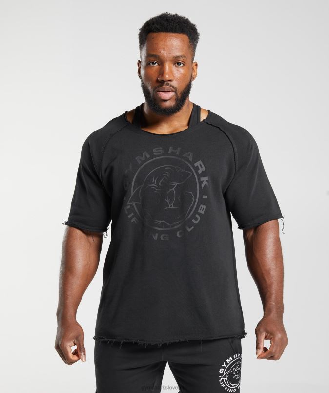 zapuščina rag top moškiGymshark Črna J00L2718