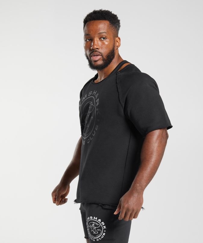 zapuščina rag top moškiGymshark Črna J00L2718
