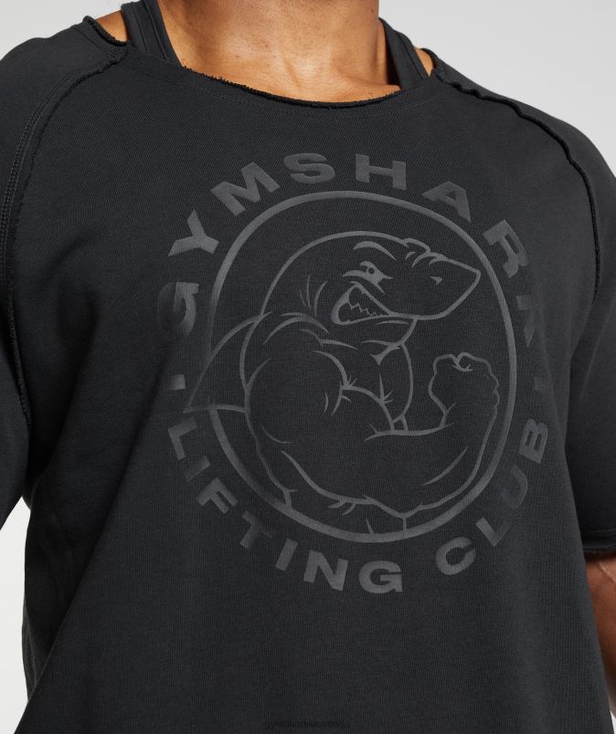 zapuščina rag top moškiGymshark Črna J00L2718